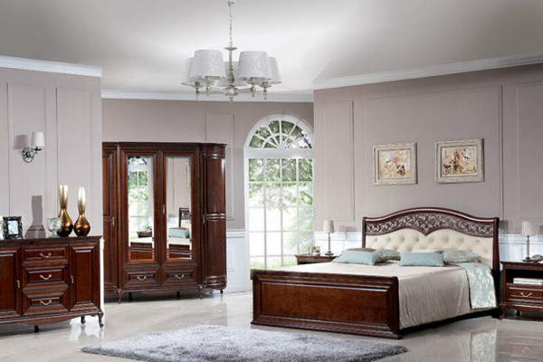 Duebelbett Klassescht Héichwäertegs Designer Chesterfield Volliwwerlieder Bett Better