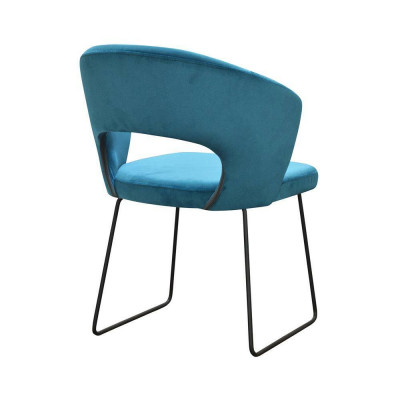 Modern Lehnstill Grupp 8 Stull Set Gréng Polster Armleene Design