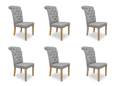 6x Still Stull Polster Design Lounge Sëtz Lehn Garnitur Sesselen Chesterfield Nei