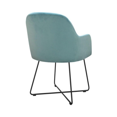 Stull 6x Iesssall Fernseh Club Textil Sëtz Sessel Set Neit Lounge