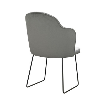 Stull 6x Iesszëmmer Polsterstull Fernseh Lounge Club Textil Sëtz Fotell Set