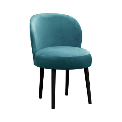 Stull 6x Iesszëmmer gepolsterten Stull Lounge Textil Sëtz Fauteuil Set Neit Club