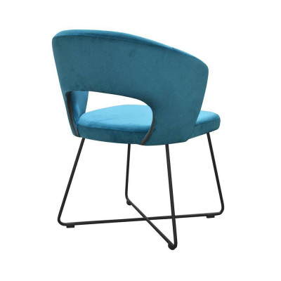 Stull 4x Iesszëmmer Polsterstull Télé Lounge Club Sëtz Textil Sëtzset