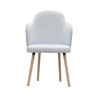 Stull 4x Iesszëmmer Gepolsterte Stull Fernseh Lounge Club Textil Sëtz Fauteuil Set