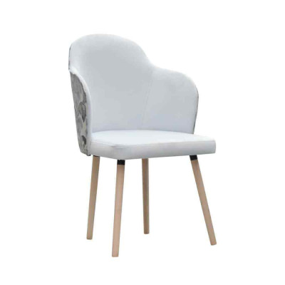 Stull 4x Iesszëmmer Gepolsterte Stull Fernseh Lounge Club Textil Sëtz Fauteuil Set