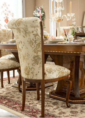 Stull Wunnzëmmer Iesszëmmer Fauteuil Polsterstull ouni Armlehn Luxus Fotell Nei