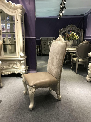 Stull Troun Fauteuil Iesszëmmer Neien Holz Antik Stil Barock Rokoko Lieder