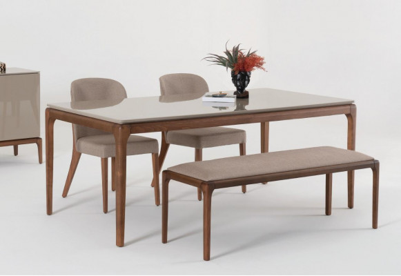 Iesszëmmer Set Stull Textil Kichen Designer Stoff Polster Still