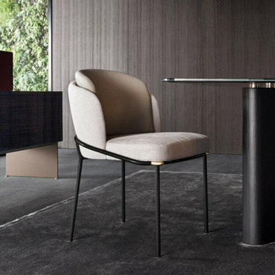 Iesszëmmer 1x Stull Still Polster Textil Modern Designer Lehnsëtz Fautteuil