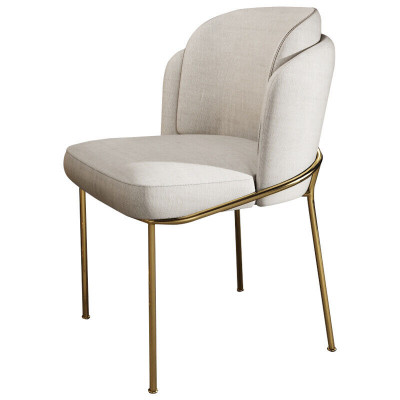 Iesszëmmer 1x Stull Still Polster Textil Modern Designer Lehnsëtz Fautteuil