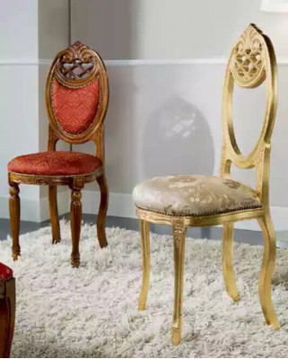 Designer Luxus Klassesch Eesszëmmer Stull Sëtz Miwwel Lehnstull