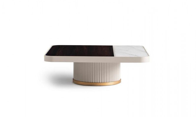 Setzgrupp Wohnzimmer Canapé 3 Sëtzer Stoffkanapé Beige Couchtischen 4-deel Legion.