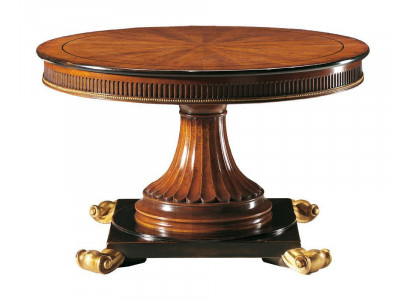 Iessdësch Dësch Iesszëmmer Holz Design Luxus Klassesch Dëscher Brong Iessdëscher