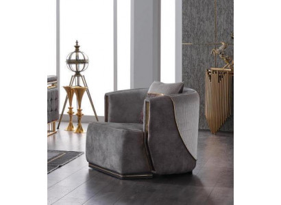 Designer Sëtzsalon Wunnzëmmer Luxus Modern Sëtz Textil Miwwelen Polstersëtz