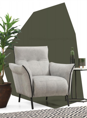 Armstull Design Polster Stoff Miwwelen Luxus Wunnzëmmer Modern Polsterarmstull Nei