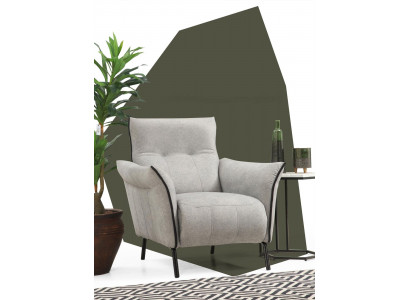 Armstull Design Polster Stoff Miwwelen Luxus Wunnzëmmer Modern Polsterarmstull Nei