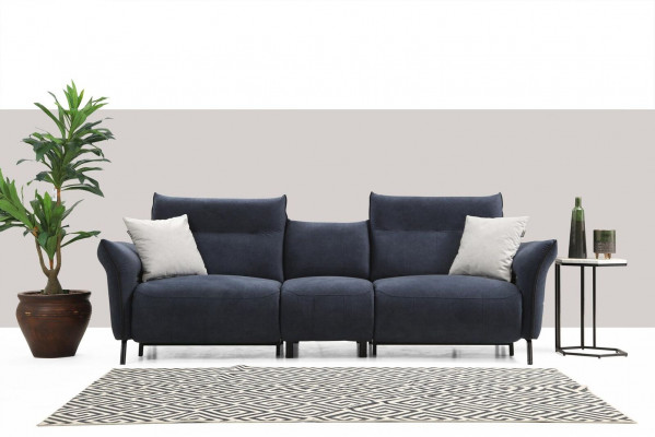 Canapé-Set Luxus Drësëtzeger Canapé Gepolsterten Fauteuil Wunnzëmmer Couch Nei