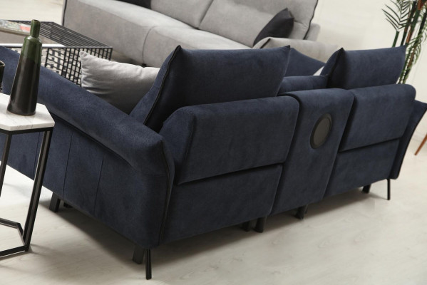 Canapé-Set Luxus Drësëtzeger Canapé Gepolsterten Fauteuil Wunnzëmmer Couch Nei
