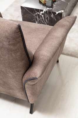Luxus Komplett Set Véiersëtzer Sofa Couch Designer Sëtz Modern Miwwelen