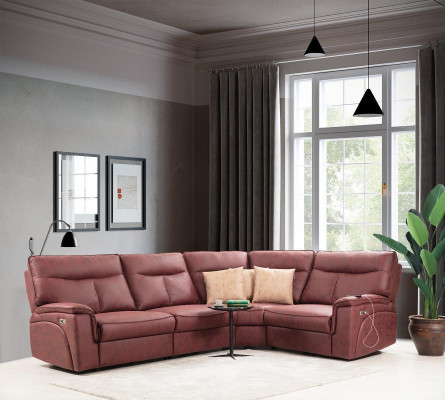 Luxus Eckcouch Rout Sofa Couch L-Form Modern Polstermöbel Designer Wunnzëmmer