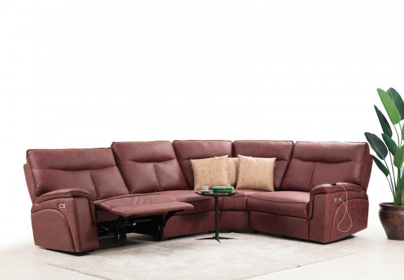 Luxus Eckcouch Rout Sofa Couch L-Form Modern Polstermöbel Designer Wunnzëmmer