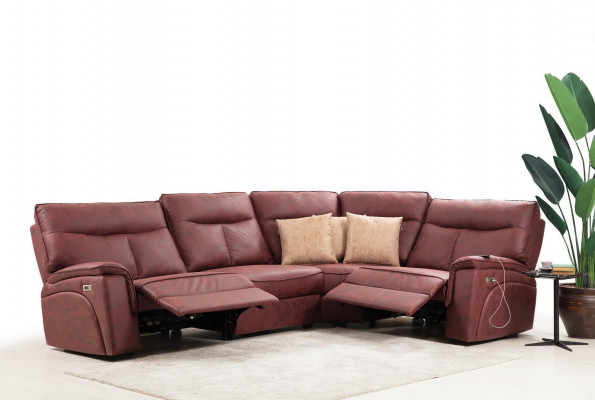 Luxus Eckcouch Rout Sofa Couch L-Form Modern Polstermöbel Designer Wunnzëmmer