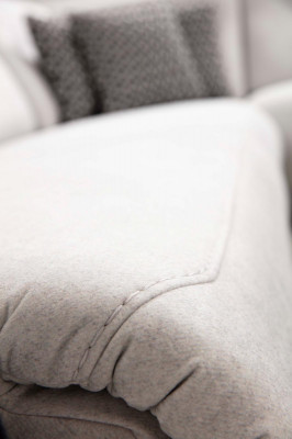 Eckcouch Wunnzëmmer Sofa Couch Polster Textil Miwwel Modern Designer Neit