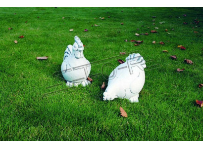 Garten Dekoratioun Hunn Terrass Steen Figuren Figur Dekor Statuette