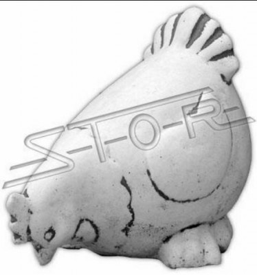 Garten Dekoratioun Hunn Terrass Steen Figuren Figur Dekor Statuette