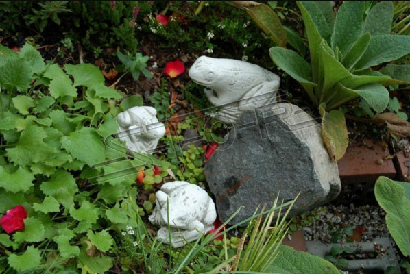 Gaart Dekoratioun Fräsch Terrass Steen Figuren Figur Deko Statuett