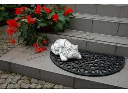 Gaart Dekoratioun Hond Statu Skulptur Figuren Skulpturen Designer