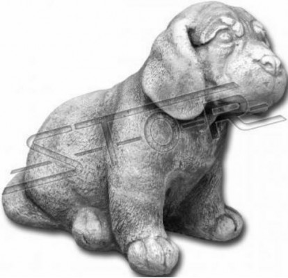 Gaart Dekoratioun Hond Terrass Steen Figur Figuren Dekorativ Statu Wäiss
