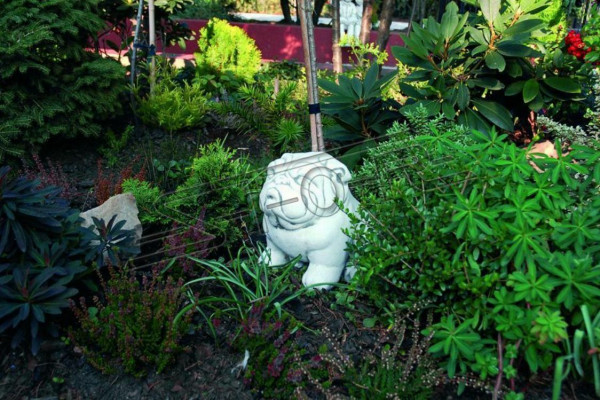 Gaart Dekoratioun Hond Terrass Stee Figuren Dekorativ Figur Wäiss Statue