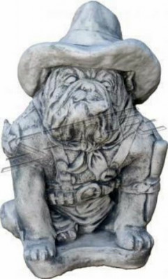 Gaart Dekoratioun Hond Terrass Steen Figuren Wäiss Dekorativ Statu Figur