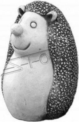 Garten Dekoratioun Igel Terrass Karikatur Steen Figure Figur Dekor Statuë