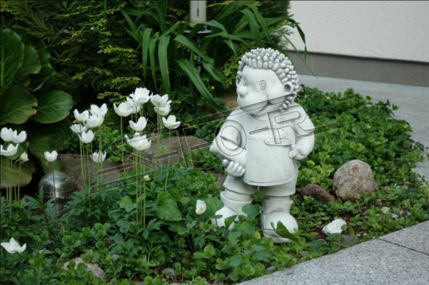Gaart Dekoratioun Igel Terrass Steng Figuren Figur Deko Statu Skulptur