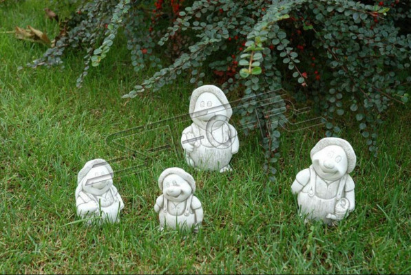 Gaart Dekoratioun Igeli Terrass Steefiguren Figur Karikatur Deko Statu