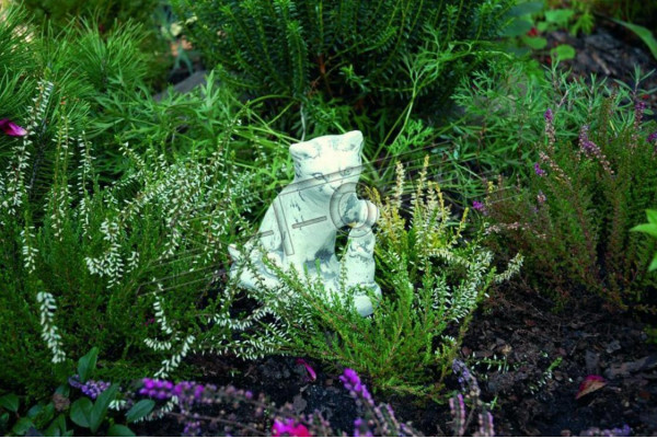 Gaart Dekoratioun Kaz & Mais Statue Skulptur Figuren Skulpturen