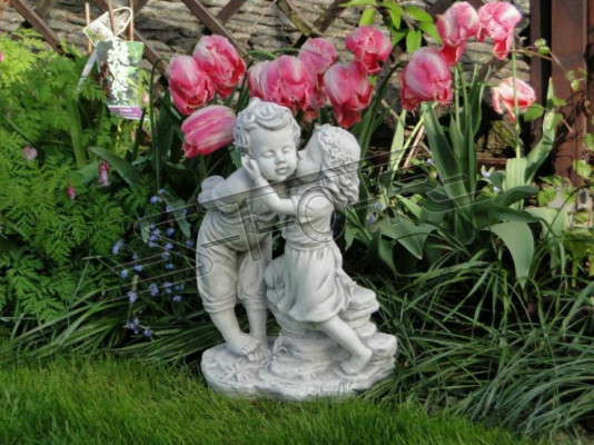 Gartendekoratioun Kannerstatu Skulptur Figuren Skulpturen Figur