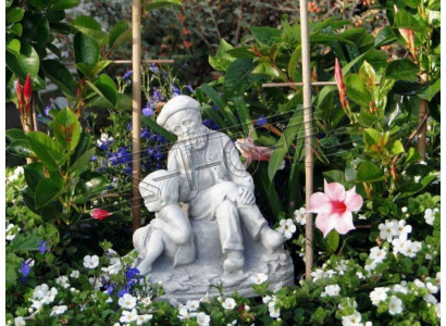 Gaart Dekoratioun Bopa Enkel Statu Skulptur Figuren Skulpturen