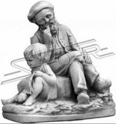 Gaart Dekoratioun Bopa Enkel Statu Skulptur Figuren Skulpturen