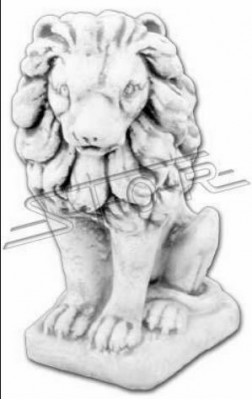 Gaart Dekoratioun Léiw Statu Skulptur Figuren Natur Skulpturen Designer