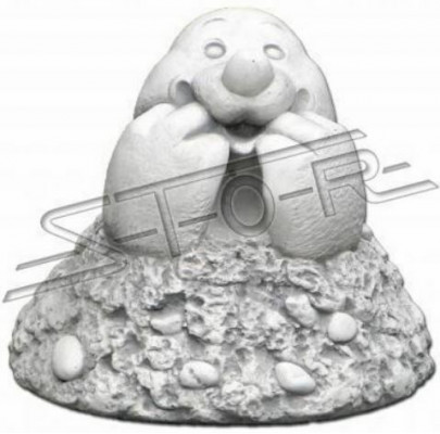 Gaart Dekoratioun Maulworf Terrasse Steen Figuren Figur Deko Statu