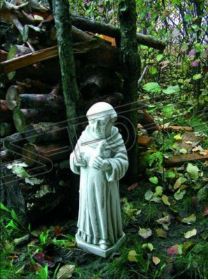 Gaartendekoratioun Mönchsstatue Skulptur Figuren Skulpturen Designer