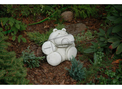 Gaart Dekoratioun Nilpferd Statue Skulptur Figuren Skulpturen Designer