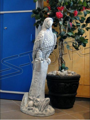 Gaart Dekoratioun Papagei Terrass Steefiguren Figur Deko Statue