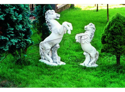Gaart Dekoratioun Päerd Statue Skulptur Figuren Skulpturen Designer
