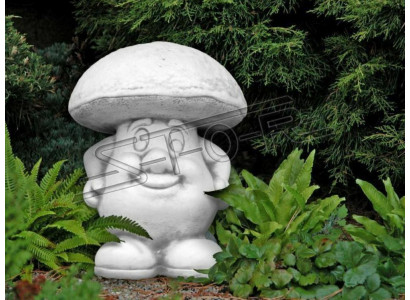 Gaart Dekoratioun Champignon Terrasse Steen Dekor Figur Figuren Natur Statuë