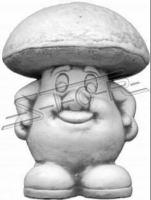 Gaart Dekoratioun Champignon Terrasse Steen Dekor Figur Figuren Natur Statuë