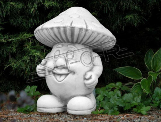 Gaart Dekoratioun Champignon Terrasse Steen Figur Figuren Dekor Natur Statuette